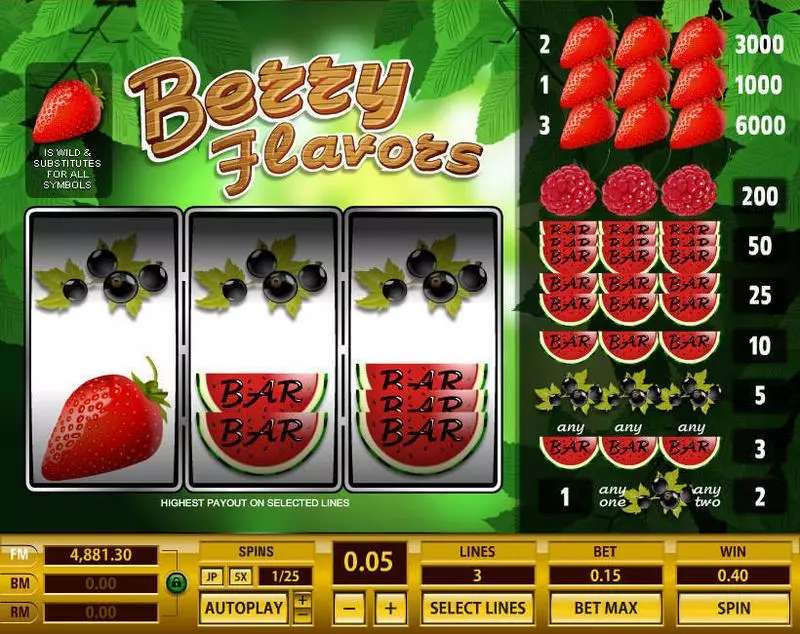 Berry Flavors Free Casino Slot 