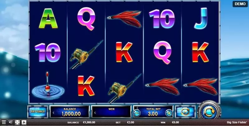 Big Size Fishin' Free Casino Slot  with, delFree Spins