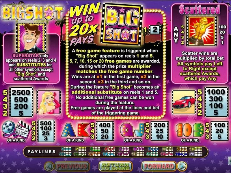BigShot Free Casino Slot  with, delFree Spins