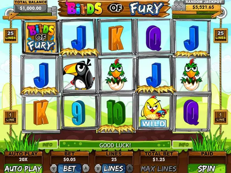 Birds of Fury Free Casino Slot  with, delFree Spins