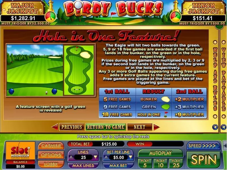 Birdy Bucks Free Casino Slot  with, delMulti Level