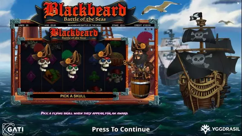 Blackbeard Battle Of The Seas  Free Casino Slot  with, delSuper Spins