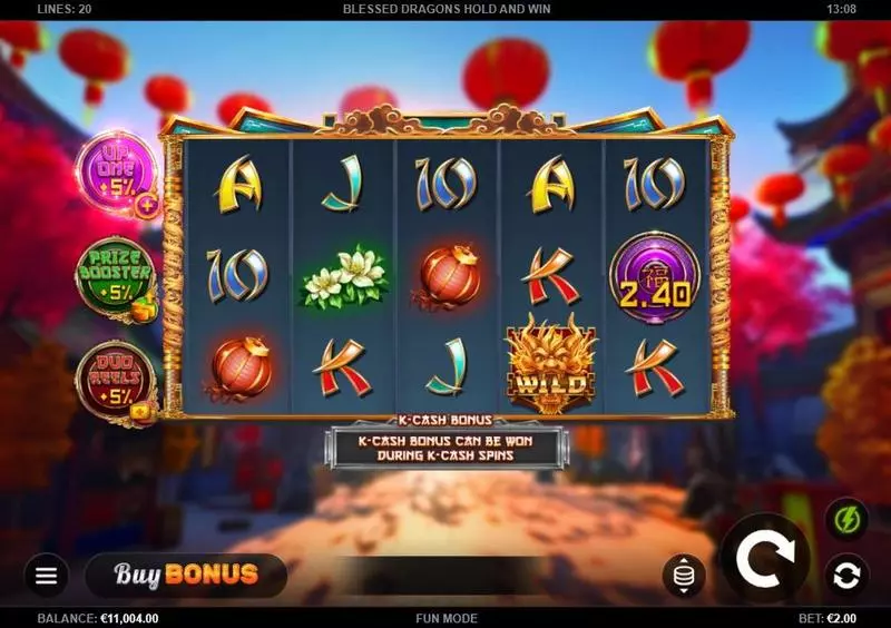 Blessed Dragons Hold and Win Free Casino Slot  with, delBuy Feature