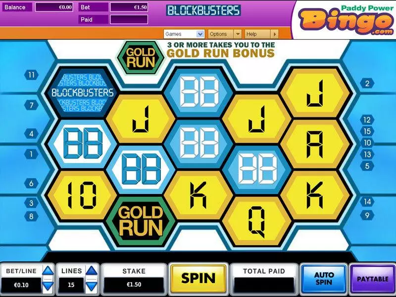 Blockbusters Free Casino Slot  with, delSecond Screen Game