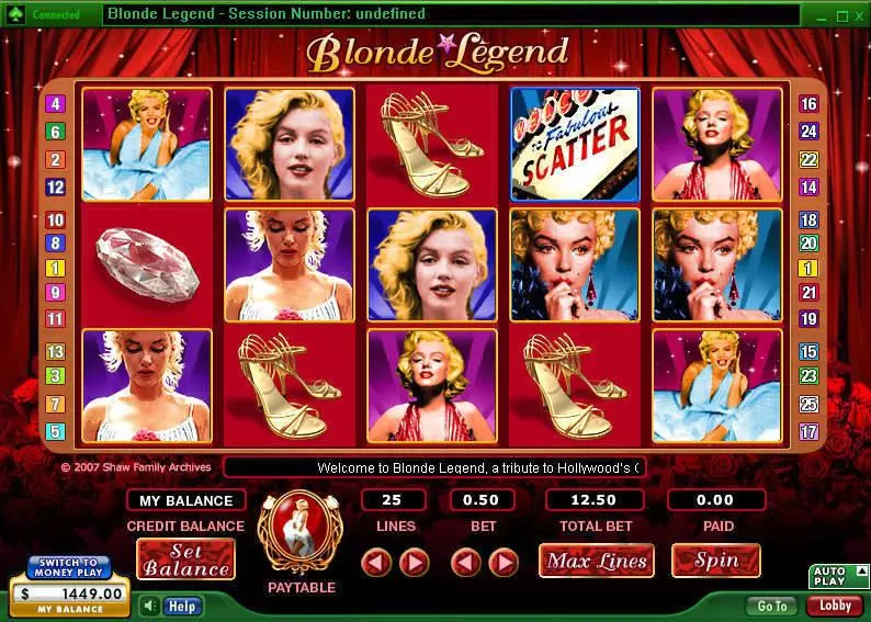 Blonde Legend Free Casino Slot  with, delFree Spins