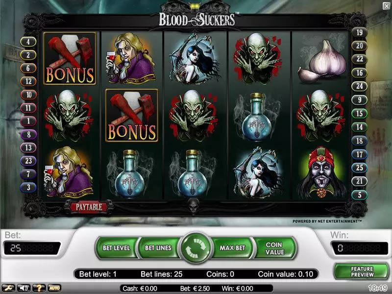Blood Suckers Free Casino Slot  with, delFree Spins