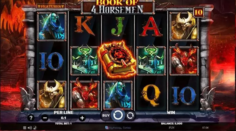 Book Of 4 Horseman Free Casino Slot  with, delFree Spins