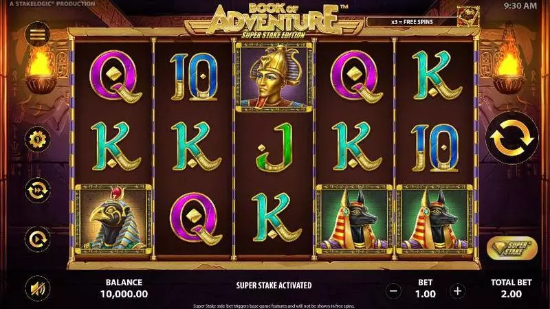 Book of Adventure: Super Stake Edition Free Casino Slot  with, delFree Spins