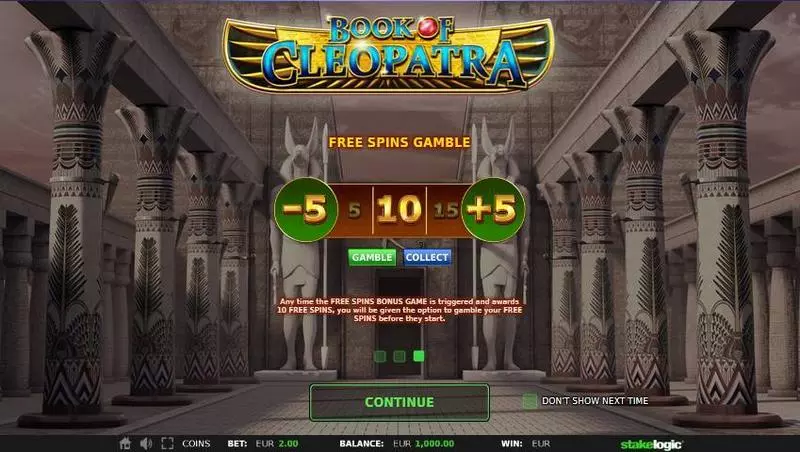 Book of Cleopatra Free Casino Slot  with, delFree Spins