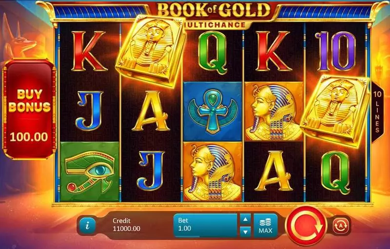 Book of Gold: Multichance Free Casino Slot  with, delBuy Feature