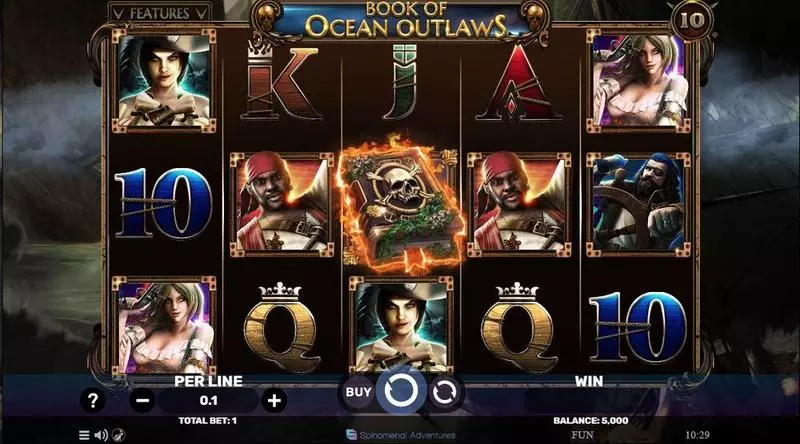 Book Of Ocean Outlaws Free Casino Slot  with, delFree Spins