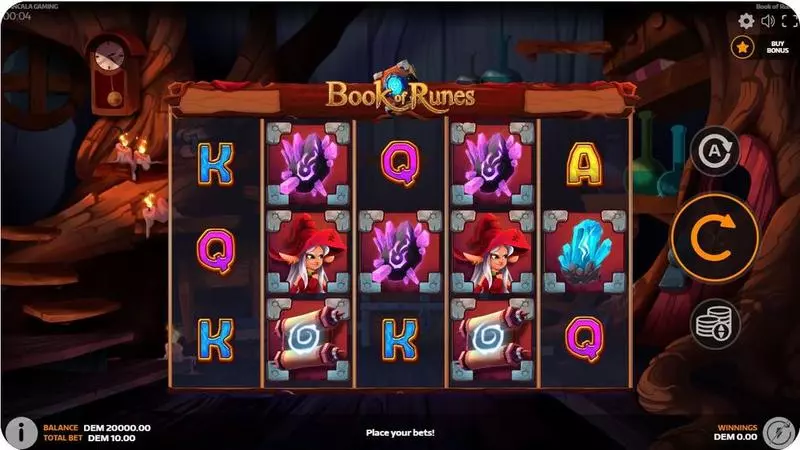 Book of Runes Free Casino Slot  with, delBuy Feature