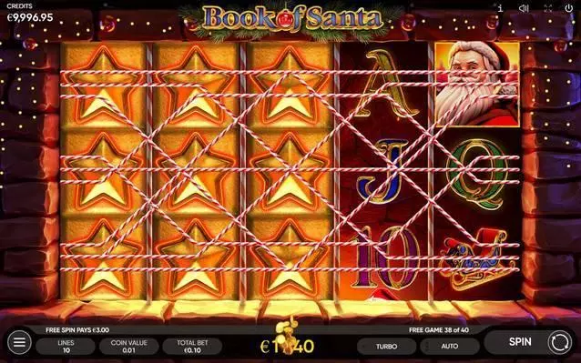 Book of Santa Free Casino Slot  with, delFree Spins
