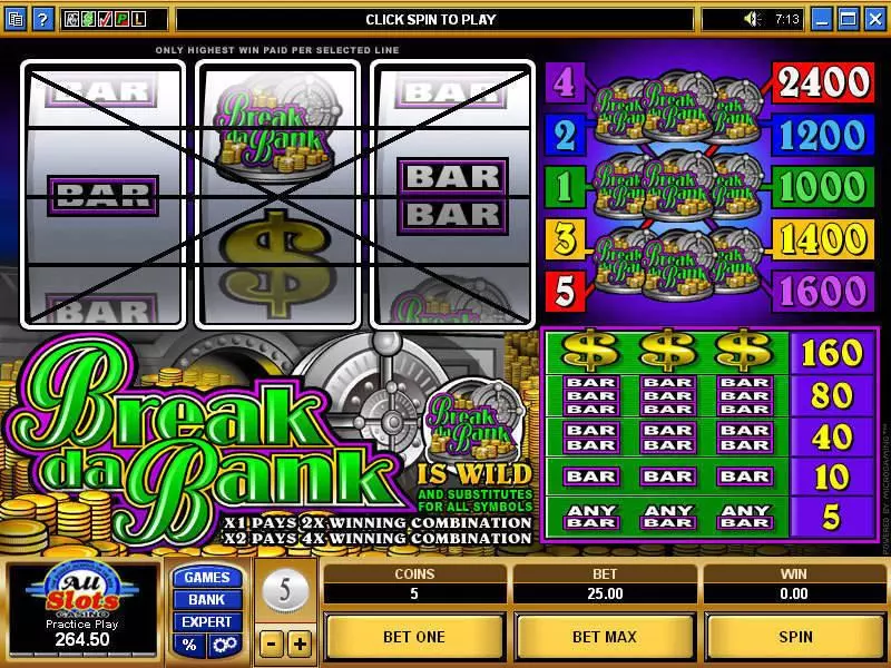 Break Da Bank Free Casino Slot 