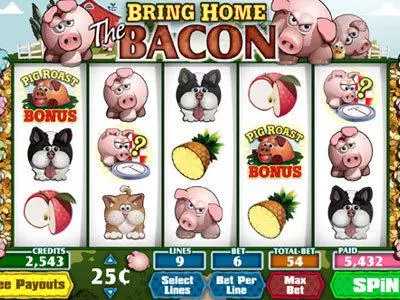 Bring Home The Bacon Free Casino Slot  with, delSecond Screen Game