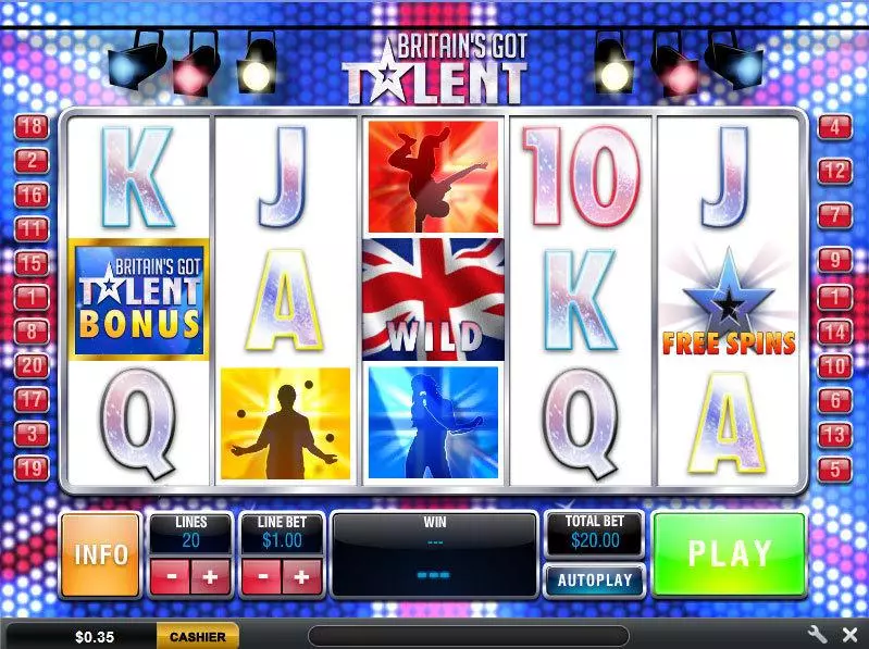 Britain's Got Talent Free Casino Slot  with, delFree Spins
