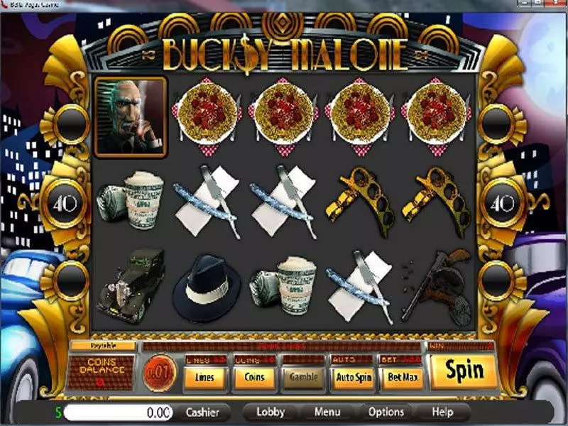 Bucksy Malone Free Casino Slot  with, delFree Spins