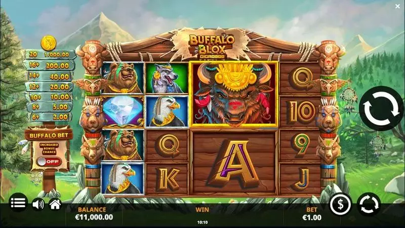 Buffalo Blox Gigablox Free Casino Slot  with, delGigablox