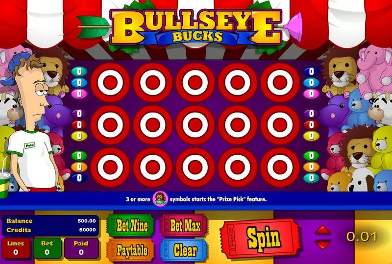 Bullseye Bucks Free Casino Slot  with, delPick a Box
