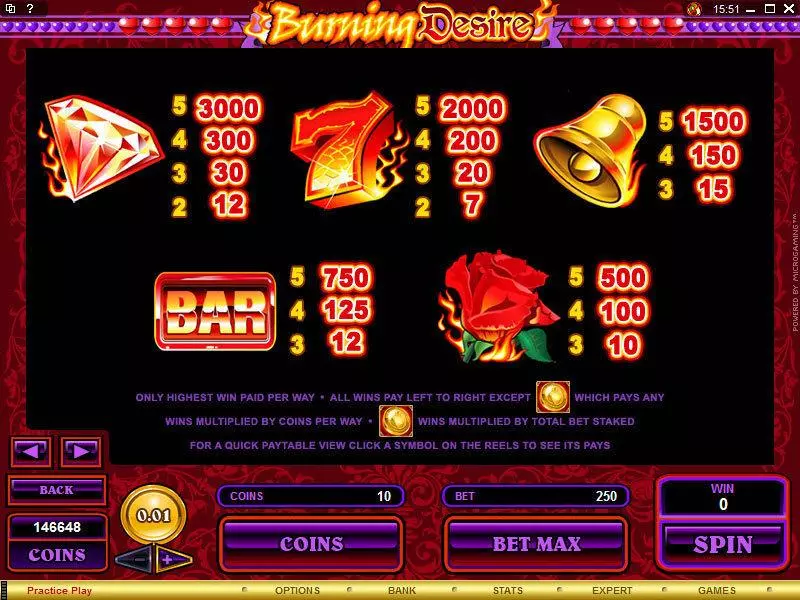 Burning Desire Free Casino Slot  with, delFree Spins