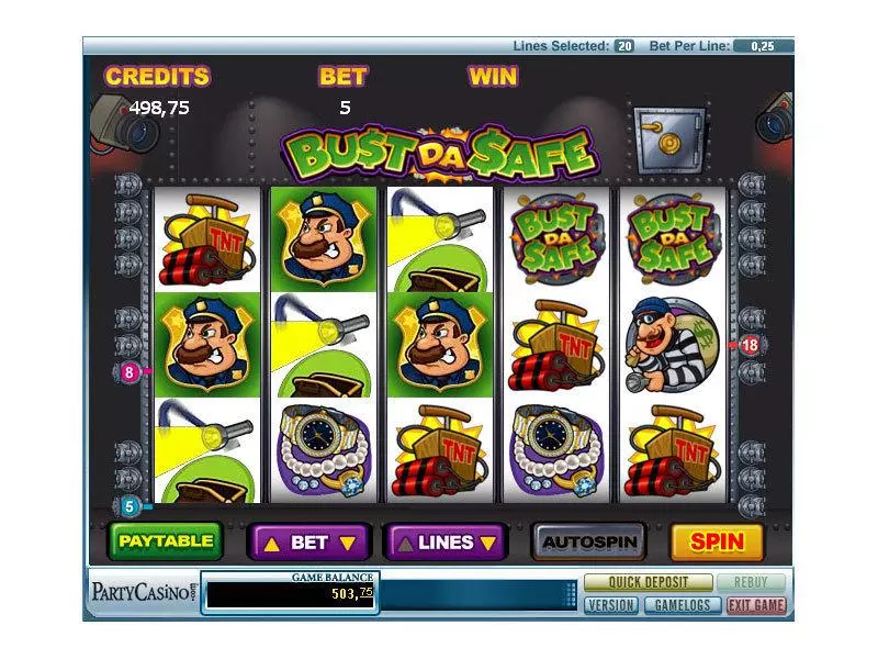 Bust Da Safe Free Casino Slot  with, delFree Spins