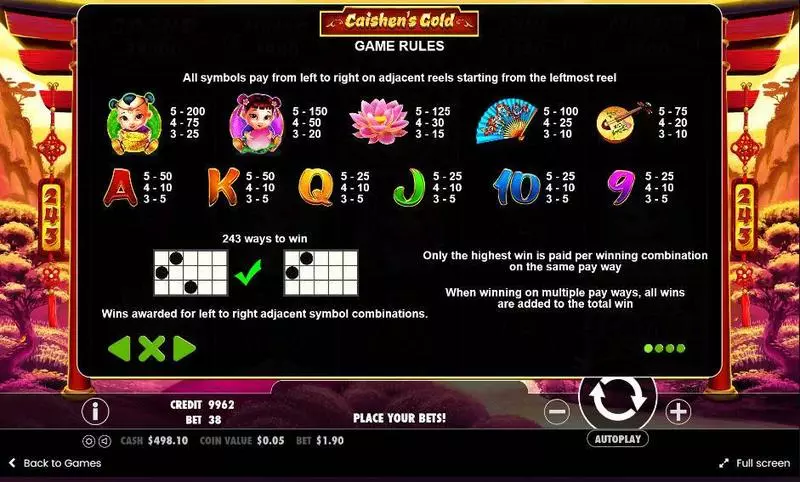 Caishen’s Gold Free Casino Slot  with, delFree Spins