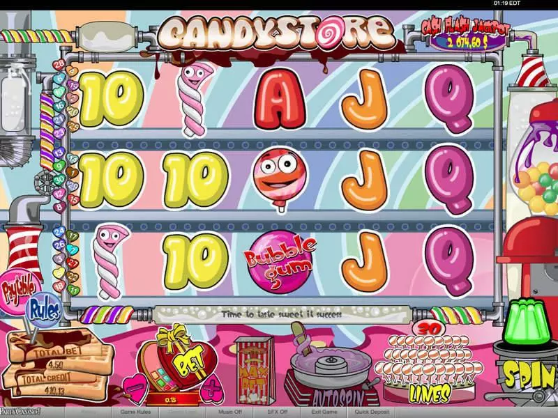 Candy Store Free Casino Slot  with, delFree Spins