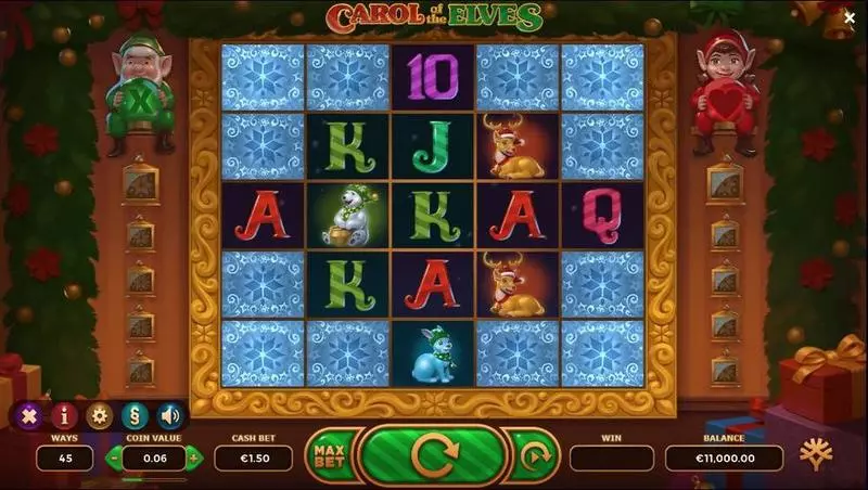 Carol of the Elves Free Casino Slot  with, delRe-Spin