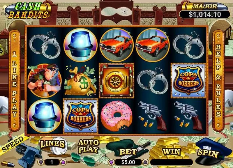 Cash Bandits Free Casino Slot  with, delFree Spins