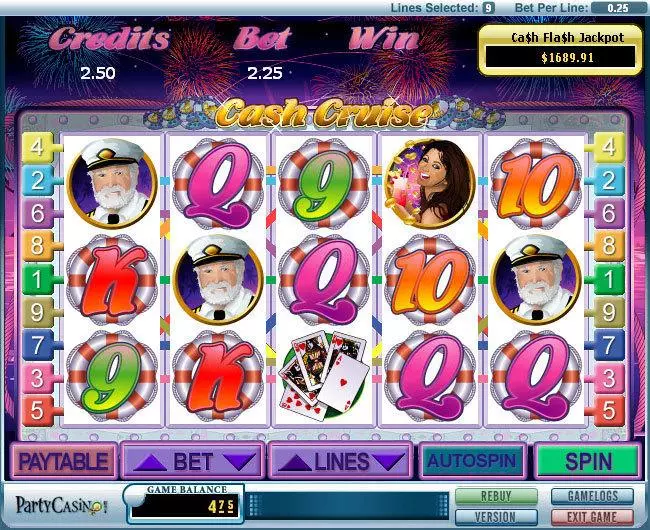 Cash Cruise Free Casino Slot 
