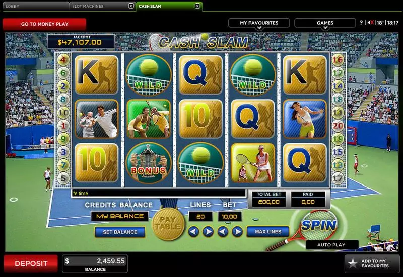Cash Slam Free Casino Slot 