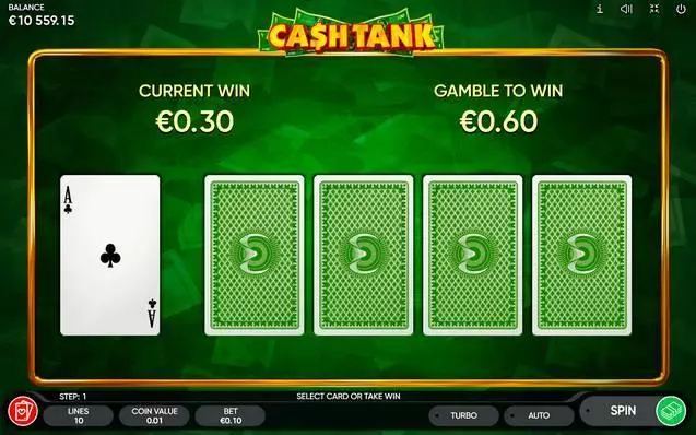 Cash Tank Free Casino Slot  with, delRe-Spin