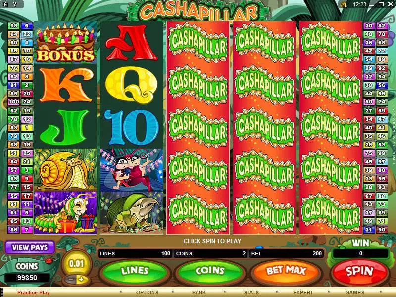 Cashapillar Free Casino Slot  with, delFree Spins