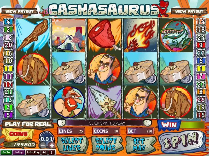 Cashasaurus Free Casino Slot  with, delSecond Screen Game