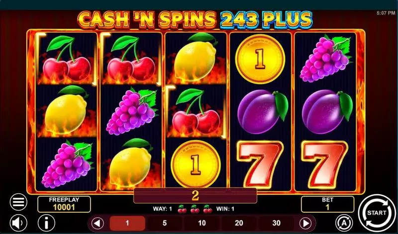 Cash'n Spins 243 Plus Free Casino Slot  with, delBonus Game