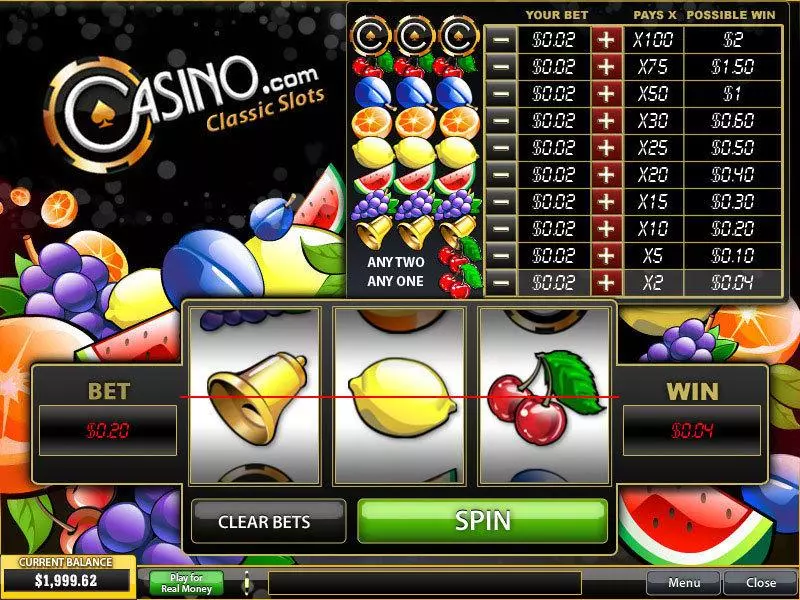 Casino.com Classic Free Casino Slot 