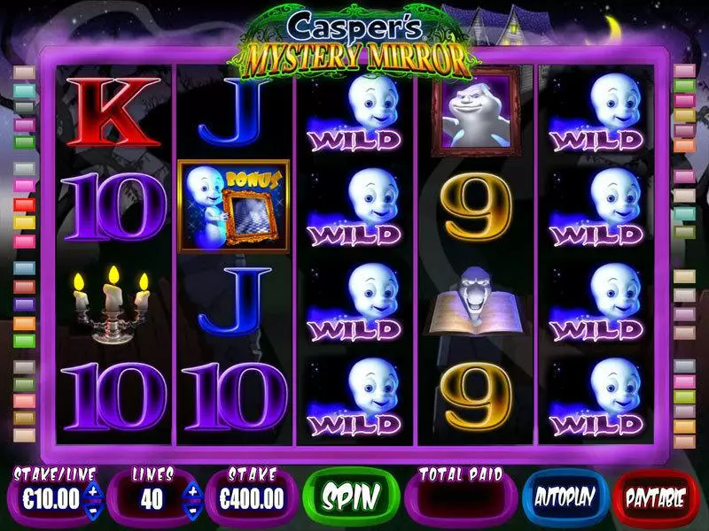 Casper's Mystery Mirror Free Casino Slot  with, delFree Spins