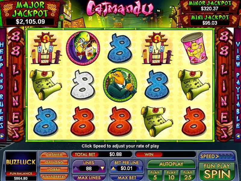 Catmandu Free Casino Slot  with, delFree Spins