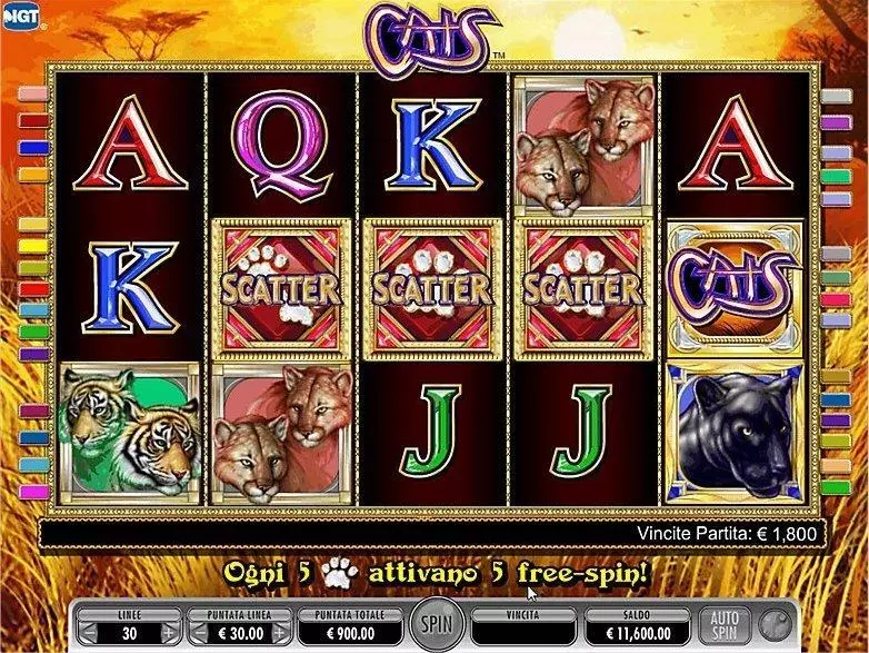 Cats Free Casino Slot  with, delFree Spins