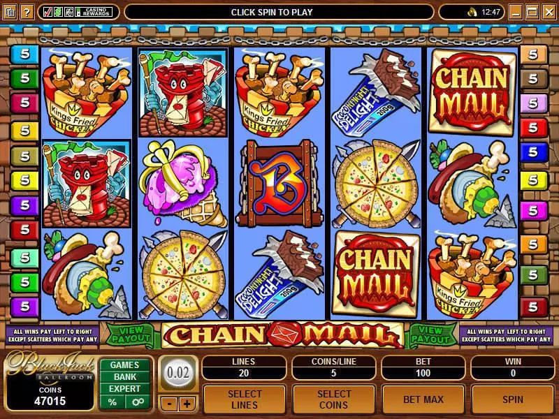 Chain Mail Free Casino Slot  with, delSecond Screen Game
