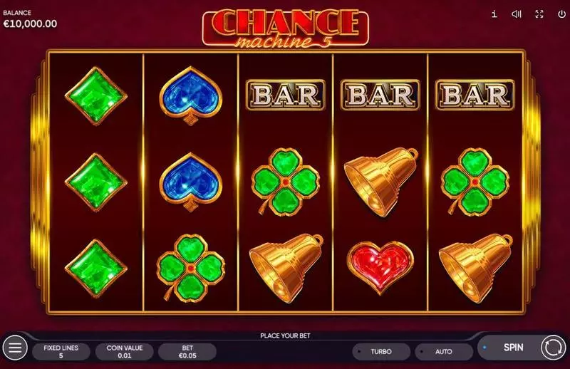 Chance Machine 5 Free Casino Slot 
