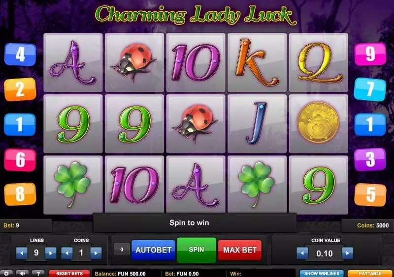 Charming Lady Luck Free Casino Slot  with, delFree Spins