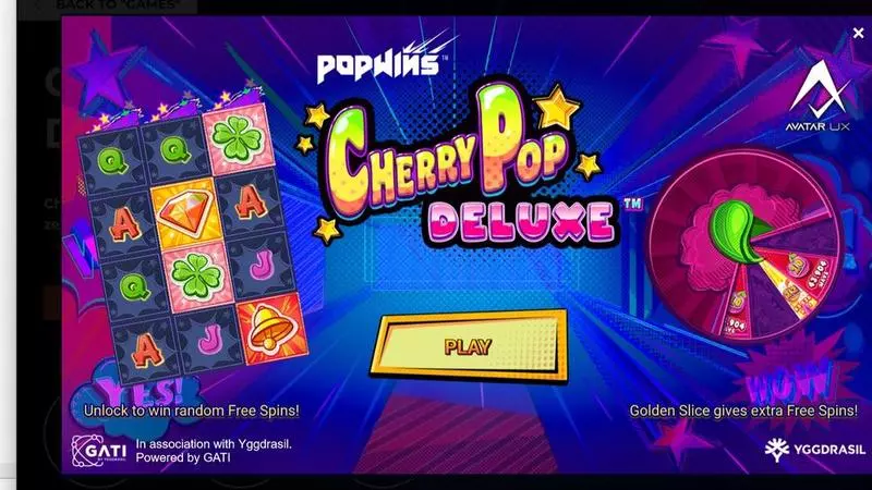 CherryPop Deluxe Free Casino Slot  with, delReward Reels