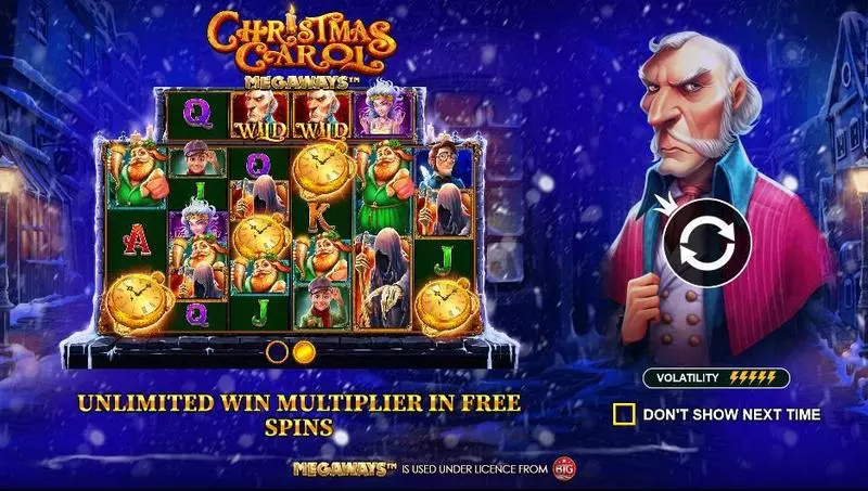 Christmas Carol Megaways Free Casino Slot  with, delFree Spins