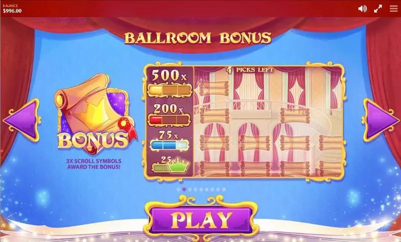 Cinderella Free Casino Slot  with, delSecond Screen Game