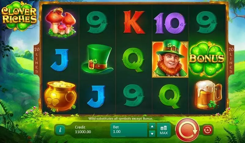 Clover Riches Free Casino Slot  with, delFree Spins