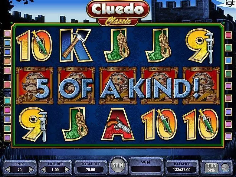 Cluedo Free Casino Slot  with, delSecond Screen Game