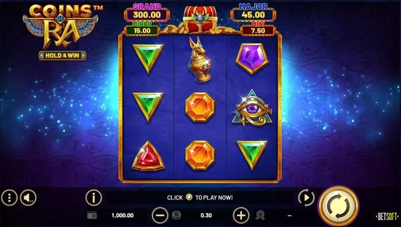 Coins of Ra – HOLD & WIN Free Casino Slot 