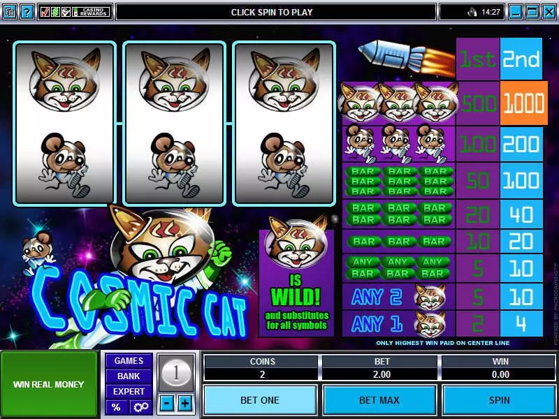 Cosmic Cat Free Casino Slot 