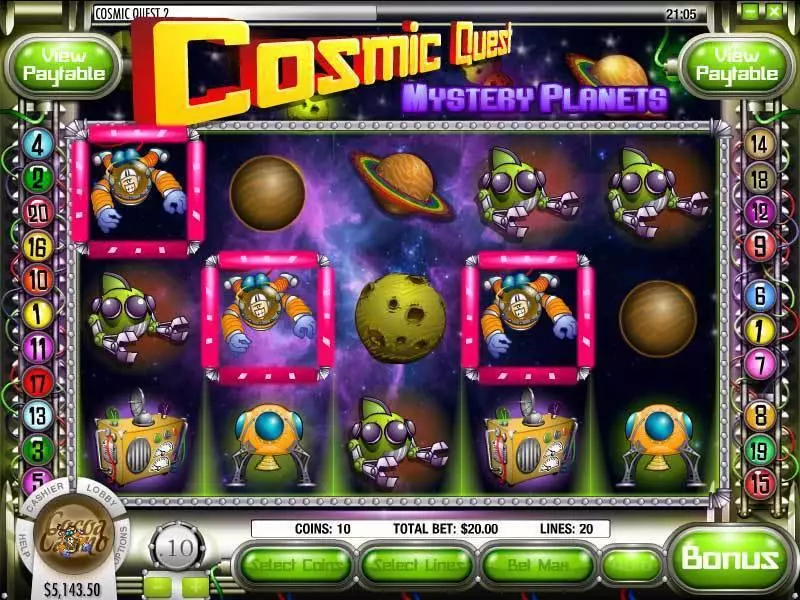 Cosmic Quest Episode Two Free Casino Slot  with, delFree Spins